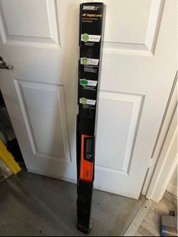 Johnson Level Aluminum 48 in 2 Vial Box beam digital level
