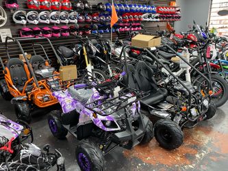 ATV, dirt bike, go kart