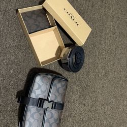 Coach Man $80, Wallet And Belt $60