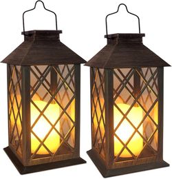 2 Hanging Solar Lanterns