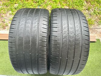 For sale two tires 295/30/21 Goodyear Eagle F1 Foam Electric tune With 50-60% Left