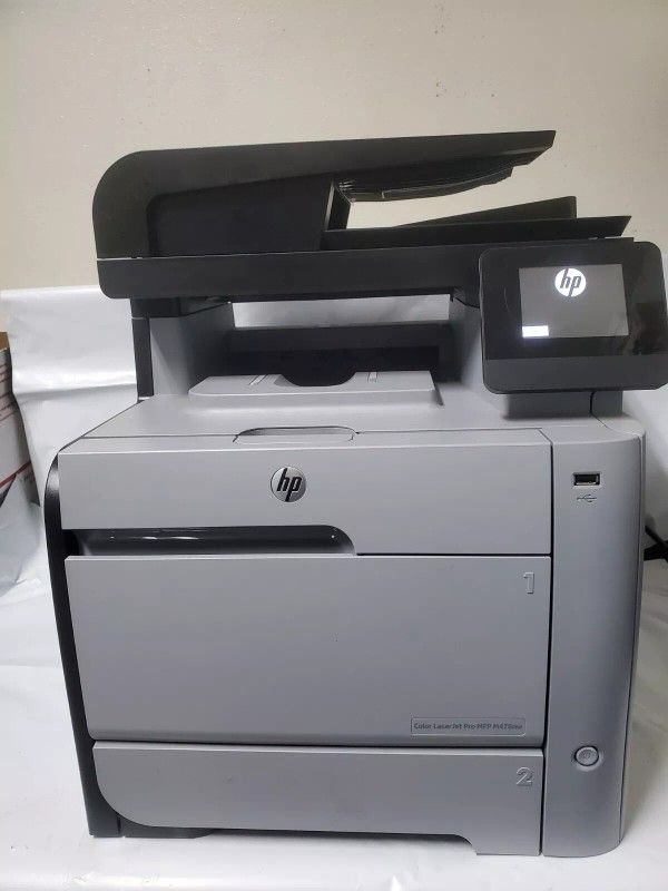 HP M476nw LaserJet Pro All-in-One Color Laser Printer WiFi/USB with Toner included.
