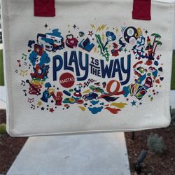 Mattel play Is The Way Tote Bag