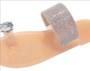Nude Jelly Ring Pop Sandals
