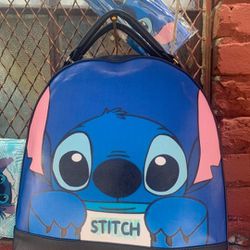 Stitch Backpack With Small Wallet