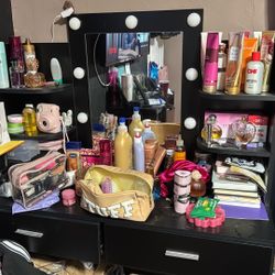 Black Vanity Dresser 