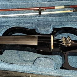 Electric Violin With Case.