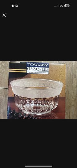 Tuscany Crystal Bowl