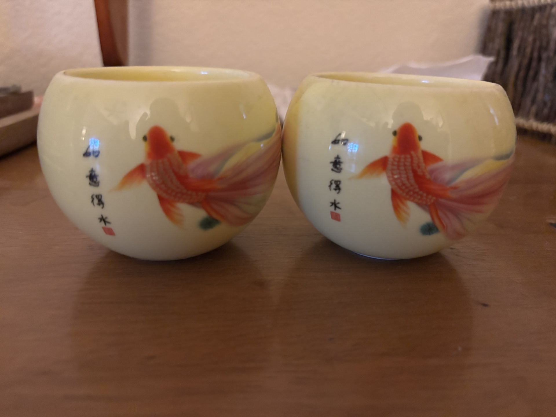 Hand painted Chinese Teacups