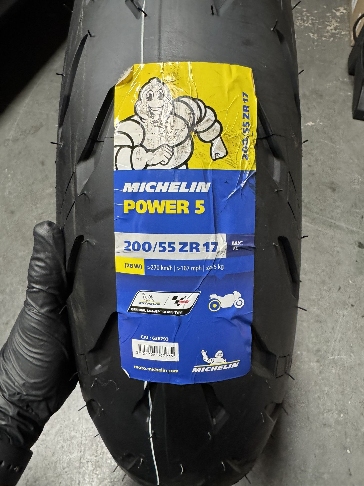 Michelin Power 5 200/55ZR17 *NEW*