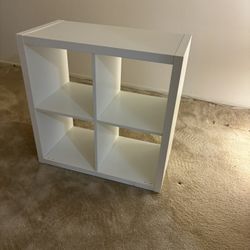 White accent shelf