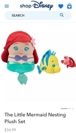 Little Mermaid Plush Set