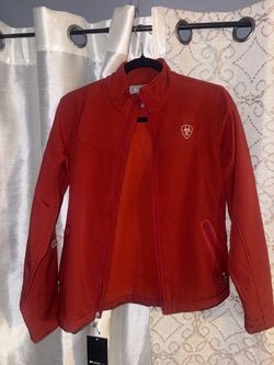 Ariat Red Full-Zip Softshell Jacket