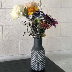 Diamond Patterned Vase