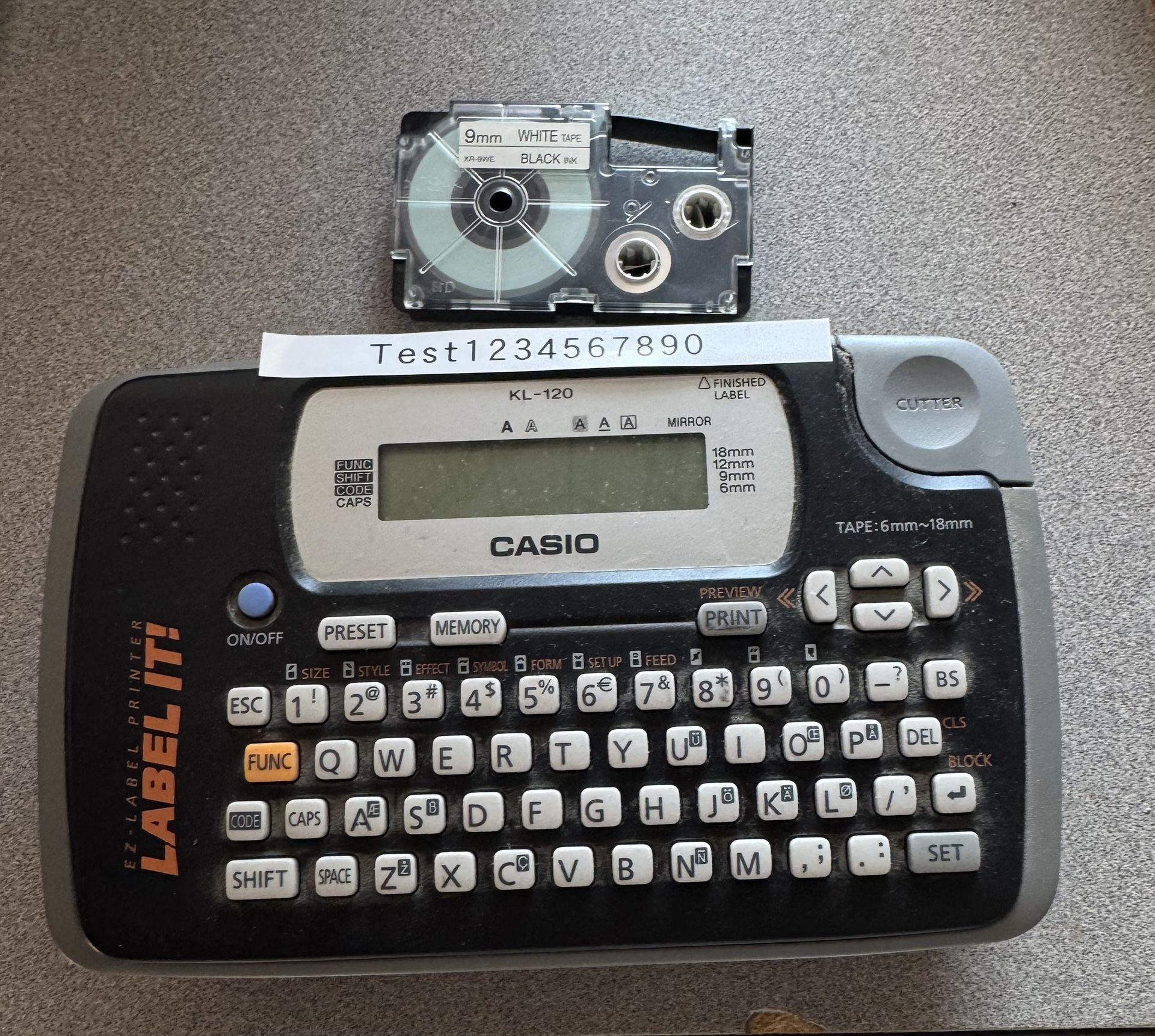 Label Maker Casio KL-120