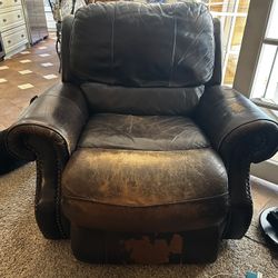 Leather Electric Recliner 