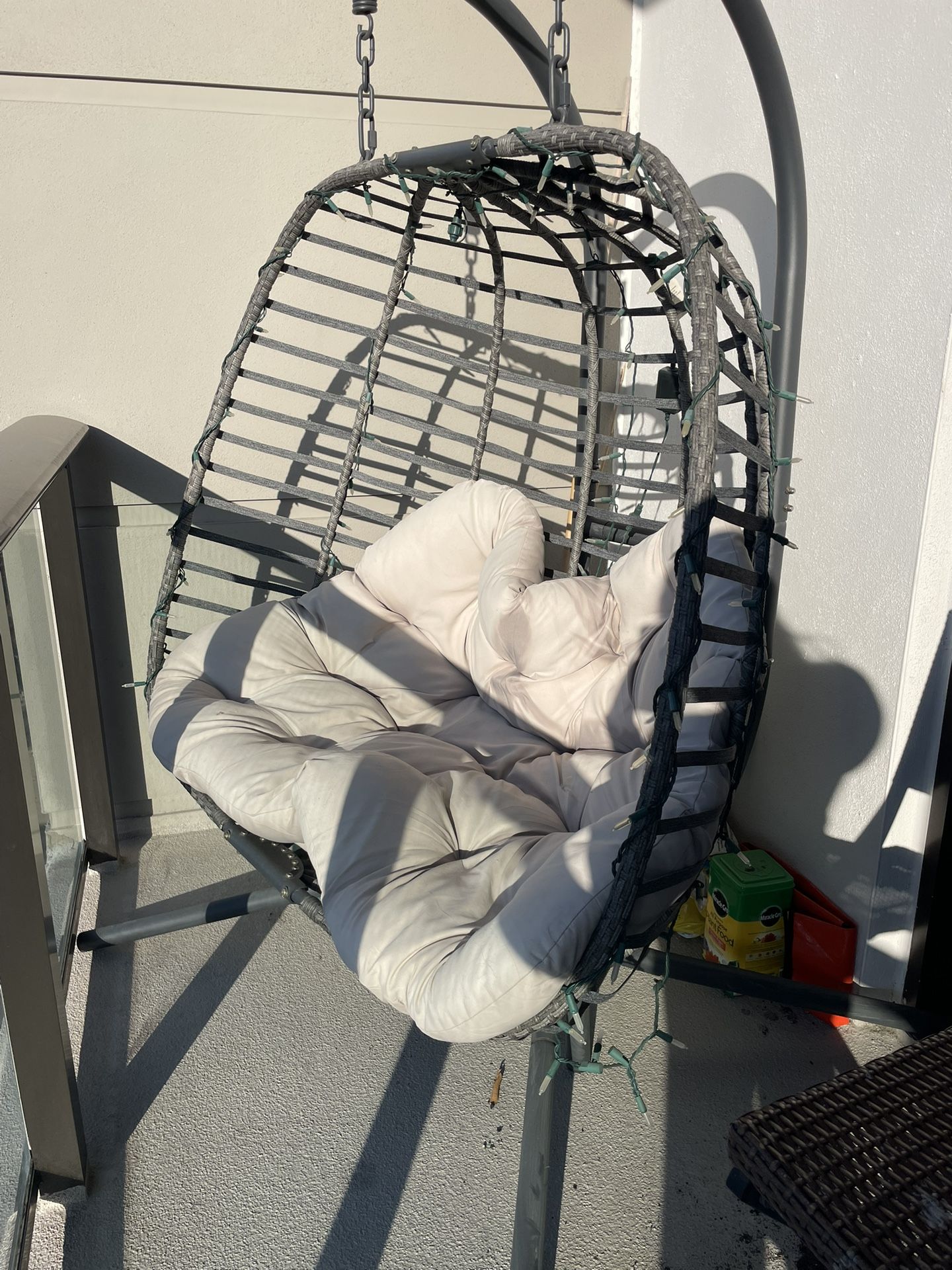 Double Egg Chair Swing