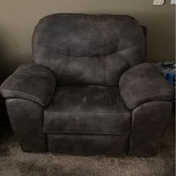 Two Sofas and Recliner 