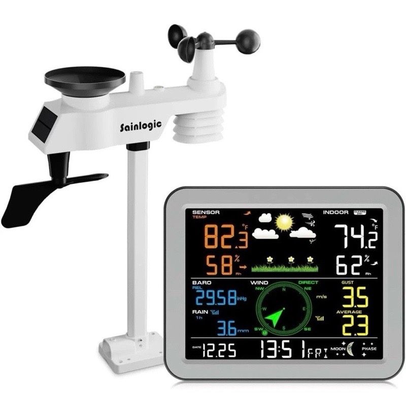 Sainlogic Wireless Weather Station W Outdoor SensorWeather Forecast Temperature