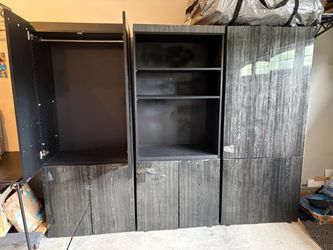 3 piece Wardrobe closet/cabinet zmop