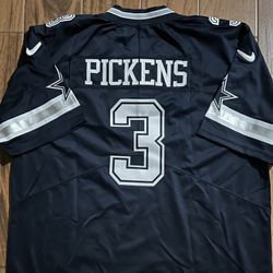 Cowboys Pickens Men’s XL Stitched Blue jersey 