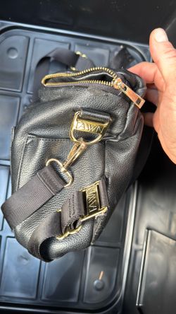 Dawn design black diaper bag