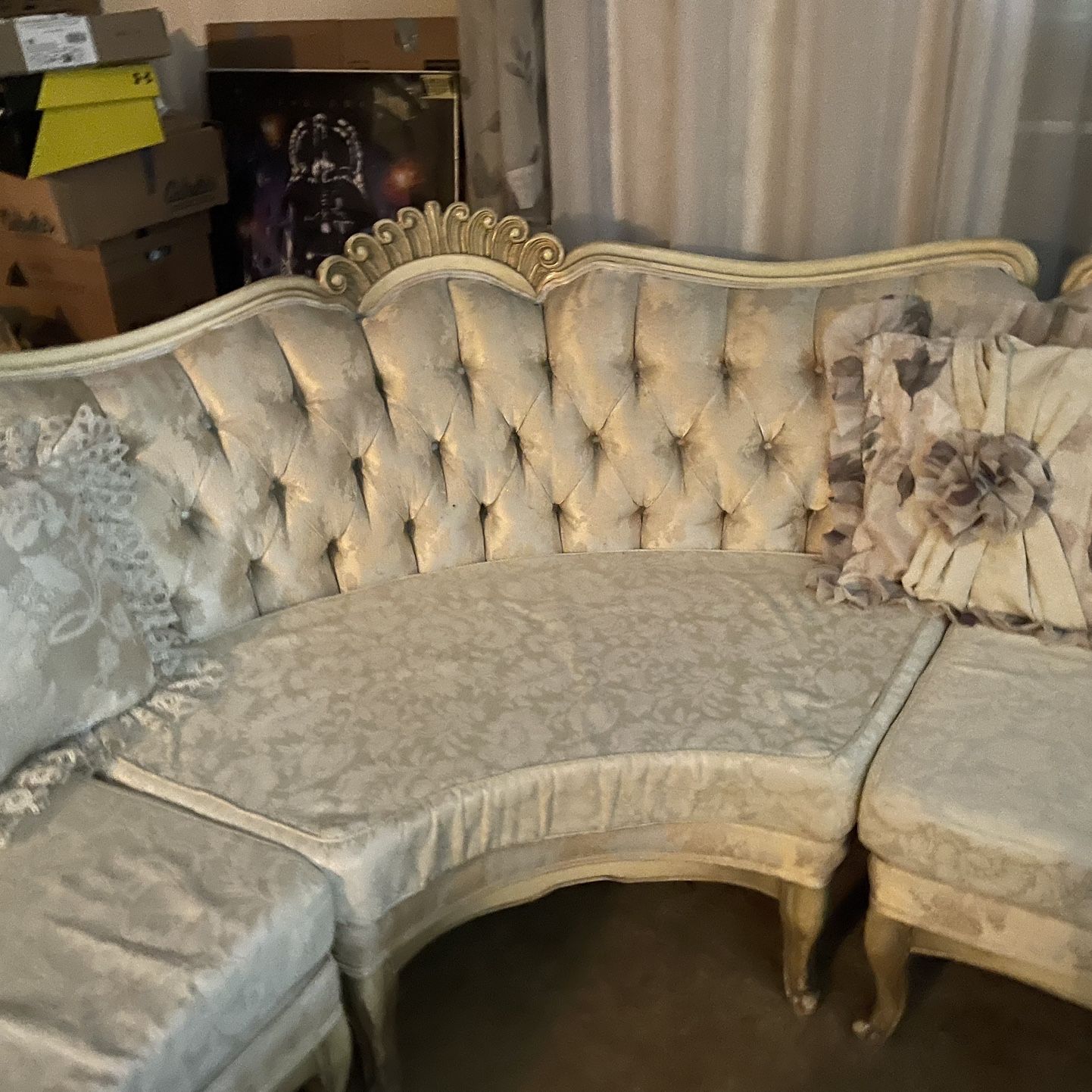 Vintage Three Section Couch 