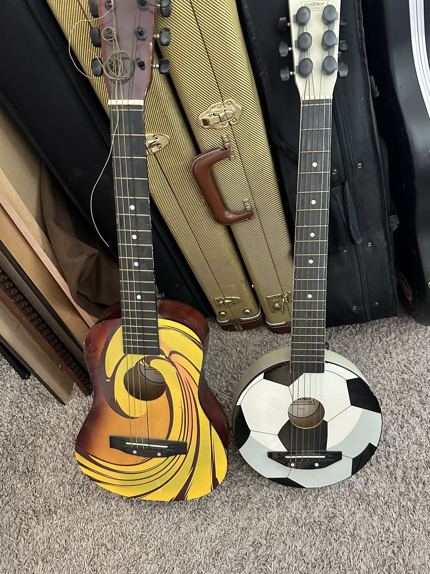 2 Small Guitars