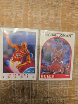 Michael Jordan fleer hoops basketball card