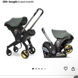 Doona Car Seat & Stroller, Slate Green - All-in-One Travel System