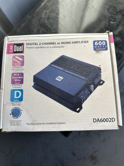 dual DA6002D 600w Amp 