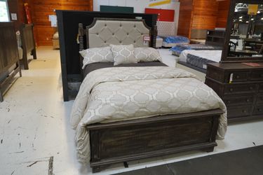 Post & Beam Charleston Bedroom Queen Tufted Panel Bed