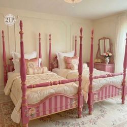 Bedframe Twin Set Canopy Beds