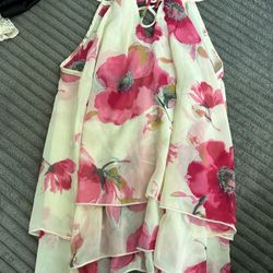 Dressy Floral Blouse