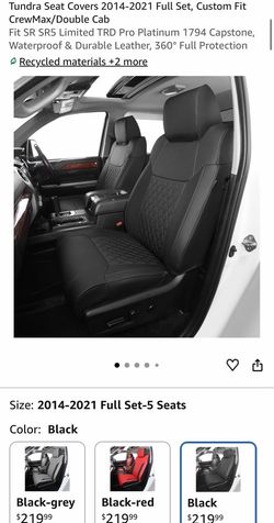 Limited TRD Pro Platinum 1794 Capstone, Waterproof & Durable Leather, 360° Full Protection