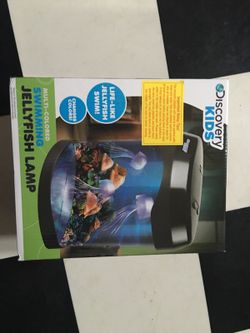 Multi-colored swimming Jellyfish Lamp