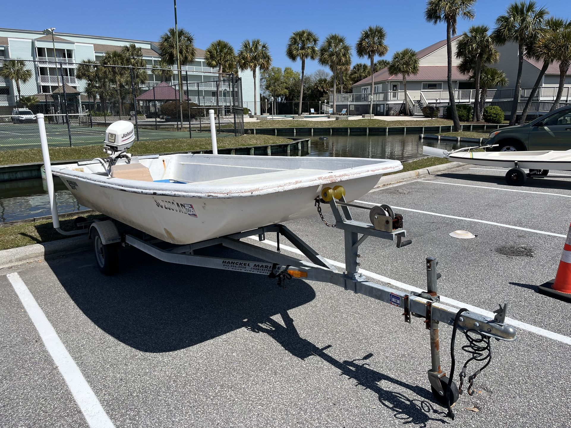 1989 Carolina Skiff 25hp Johnson