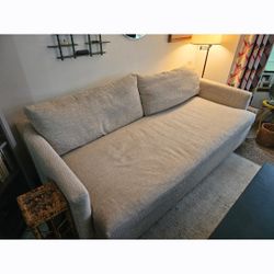 Crate & Barrel Lounge Deep 93" Bench Sofa