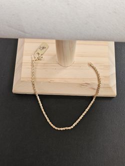 14k Gold Bracelet 7.75 Inch