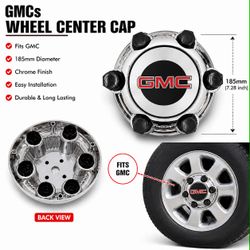New GMC Sierra Yukon Savana 6 Lug 1500 Center Caps 16" 17" Wheels 185mm