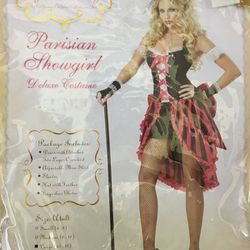 Halloween 👻 Women or Teen Parisian Showgirl Costume