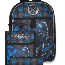 Black Panther 5 Piece Backpack Set