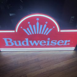 Budweiser Beer Sign