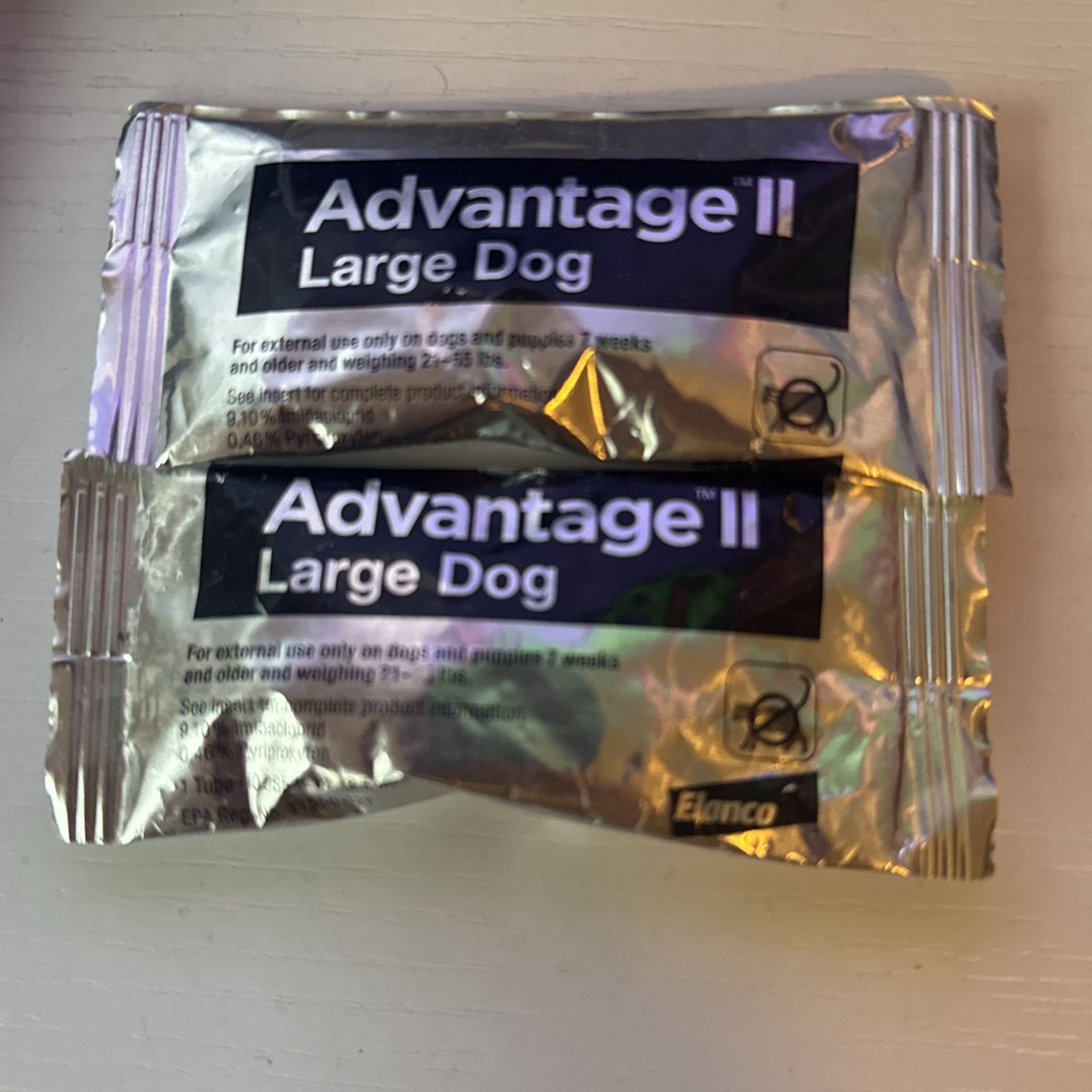 Advantage II Large dog Flea & Tick
