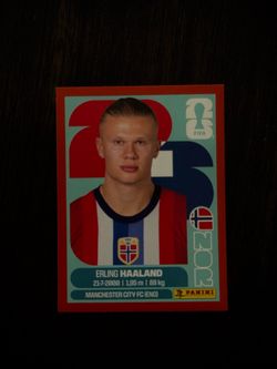 Erling Haaland [Red Crumple] #NOR15 2026 Panini FIFA World Cup Stickers (Soccer)
