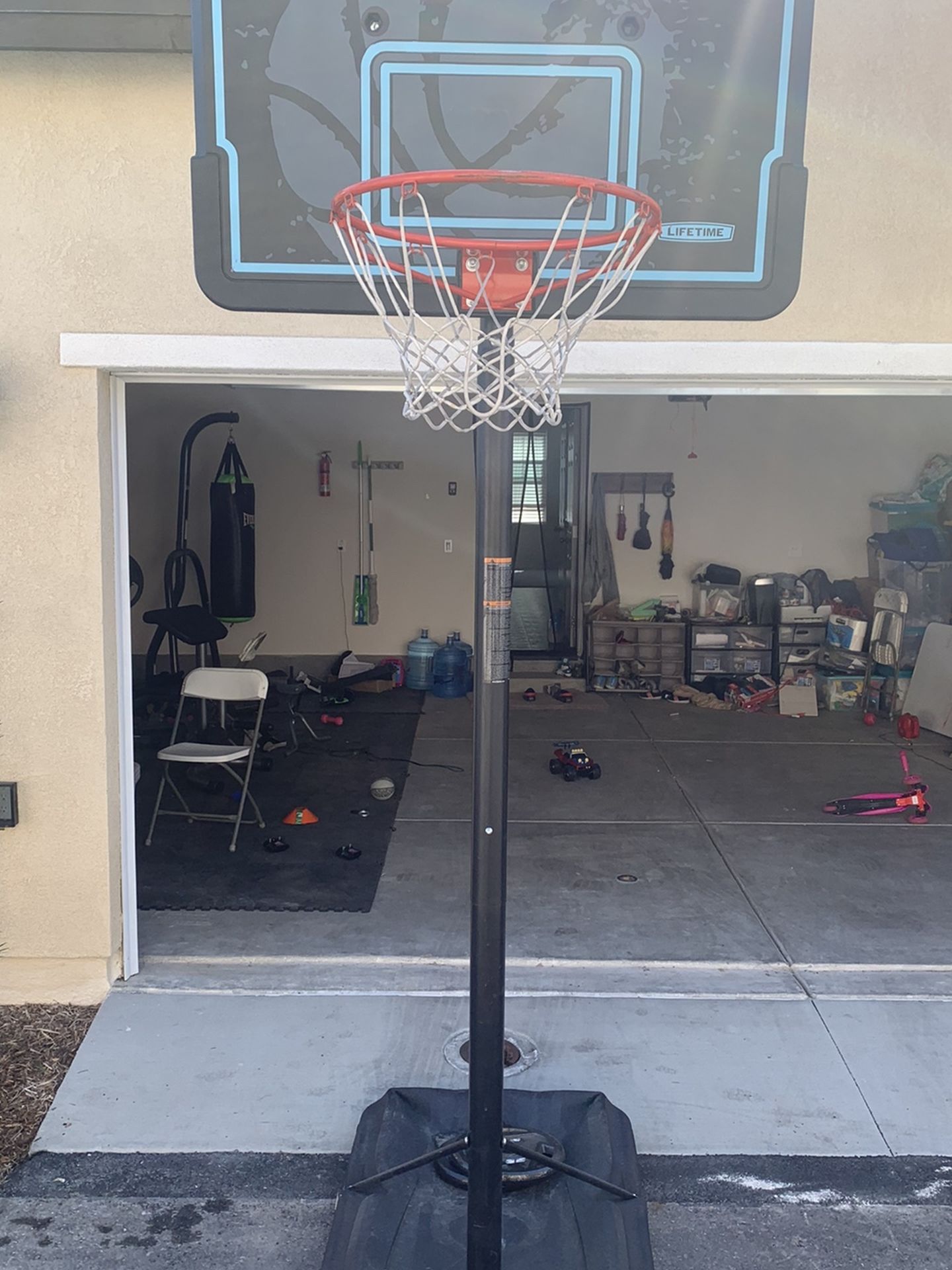 Free Lifetime basketball court!