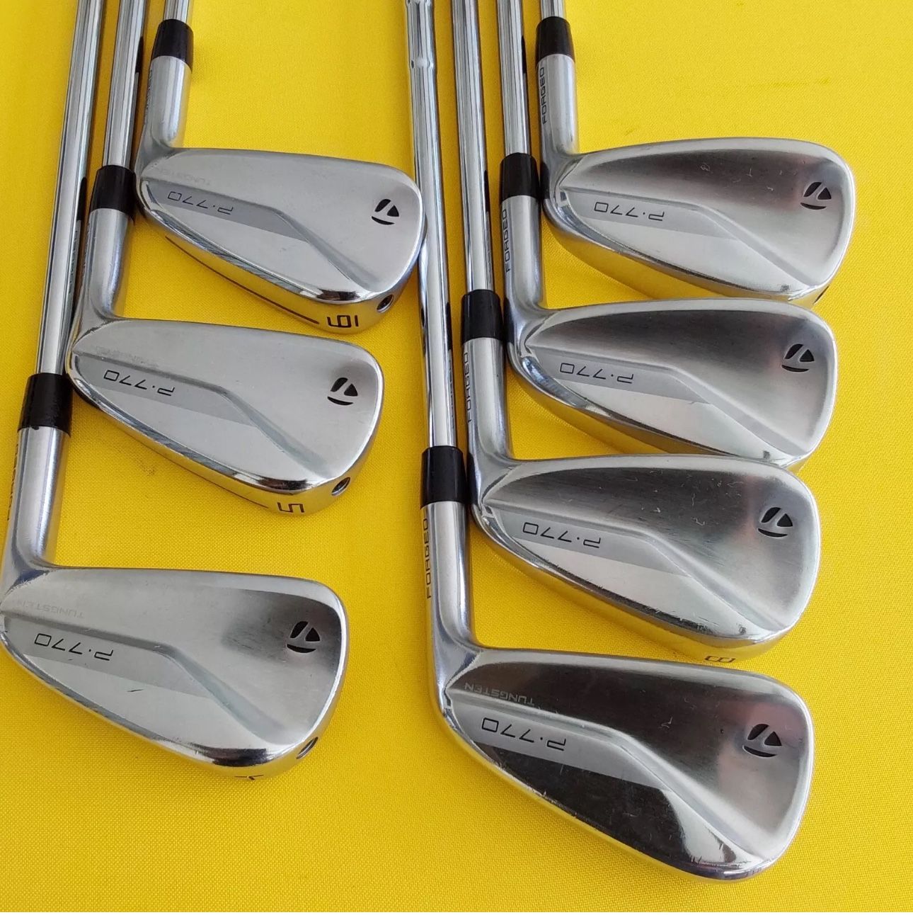 Taylormade P770 Irons 4-PW Stiff KBS Tour V