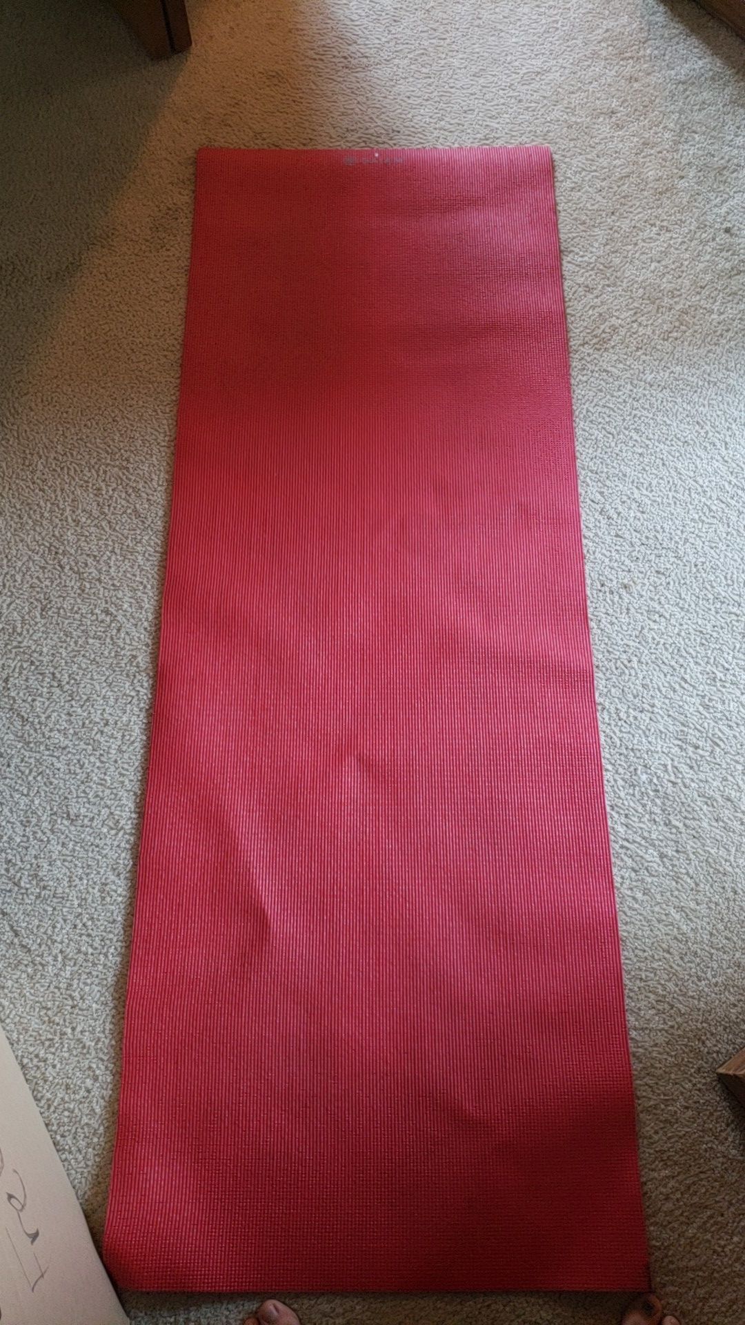 Red Gaiam Yoga Mat