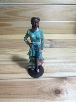 African American Woman Figurine