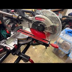 Craftsman 10” Sliding Compound Miter Saw With Stand 